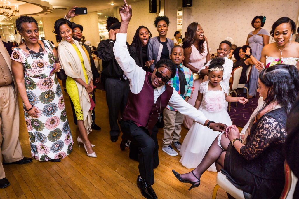 The Garter And Bouquet Toss