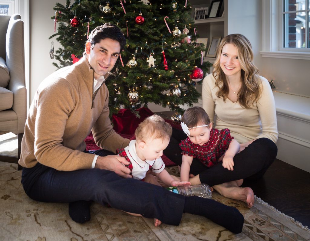 formal family christmas portrait ideas