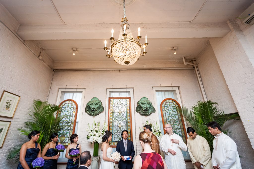 Ceremony at an Alger House wedding