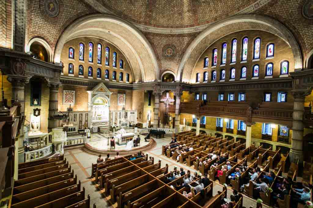 Interior of the Holy Trinity Church in NYC