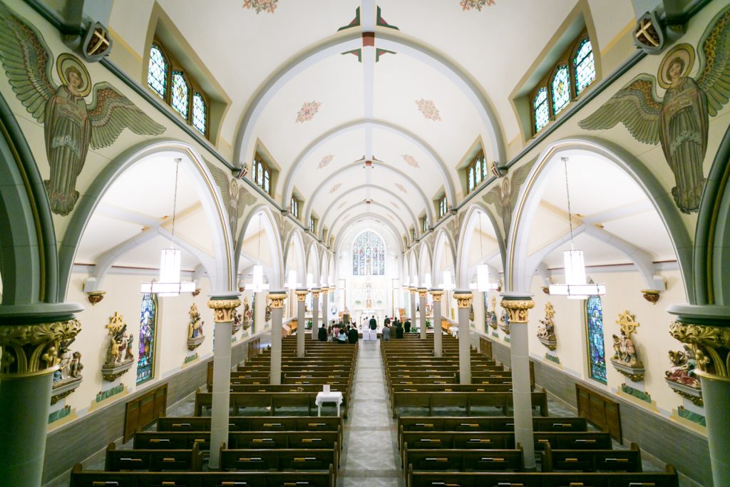 Interior of Our Lady of Mt. Carmel Church