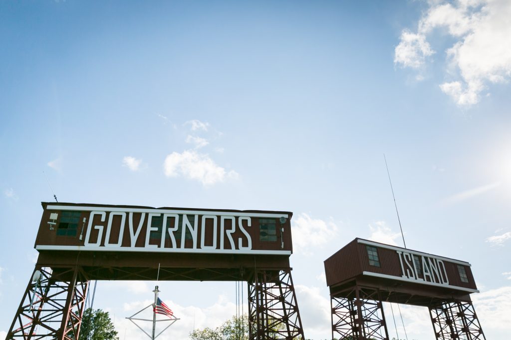 Entrance gates on Governors Island