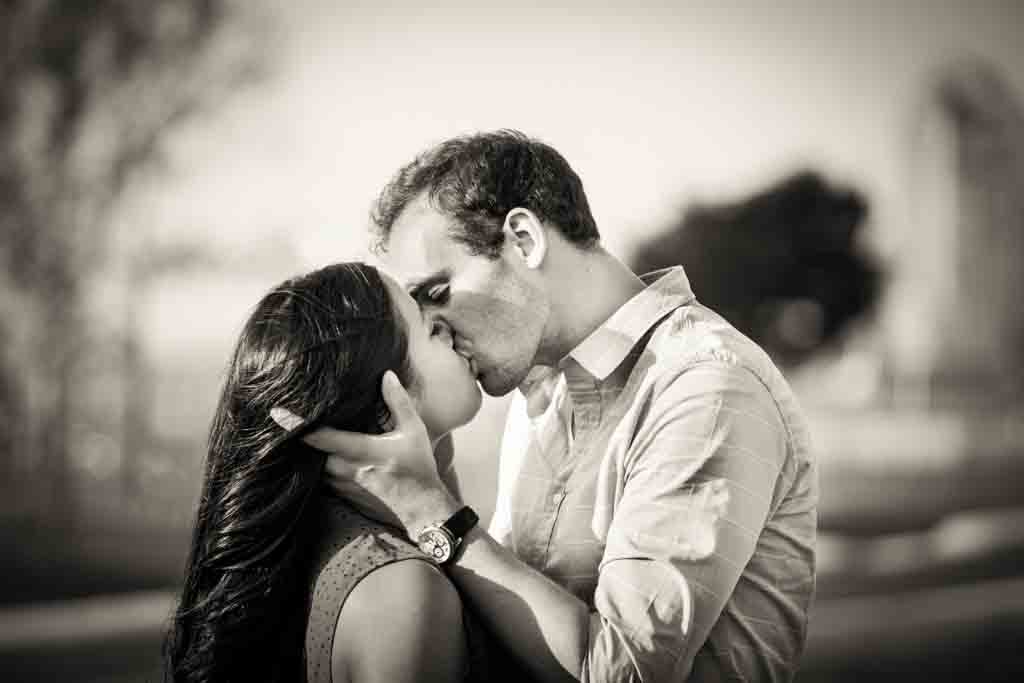 Governors Island engagement photo