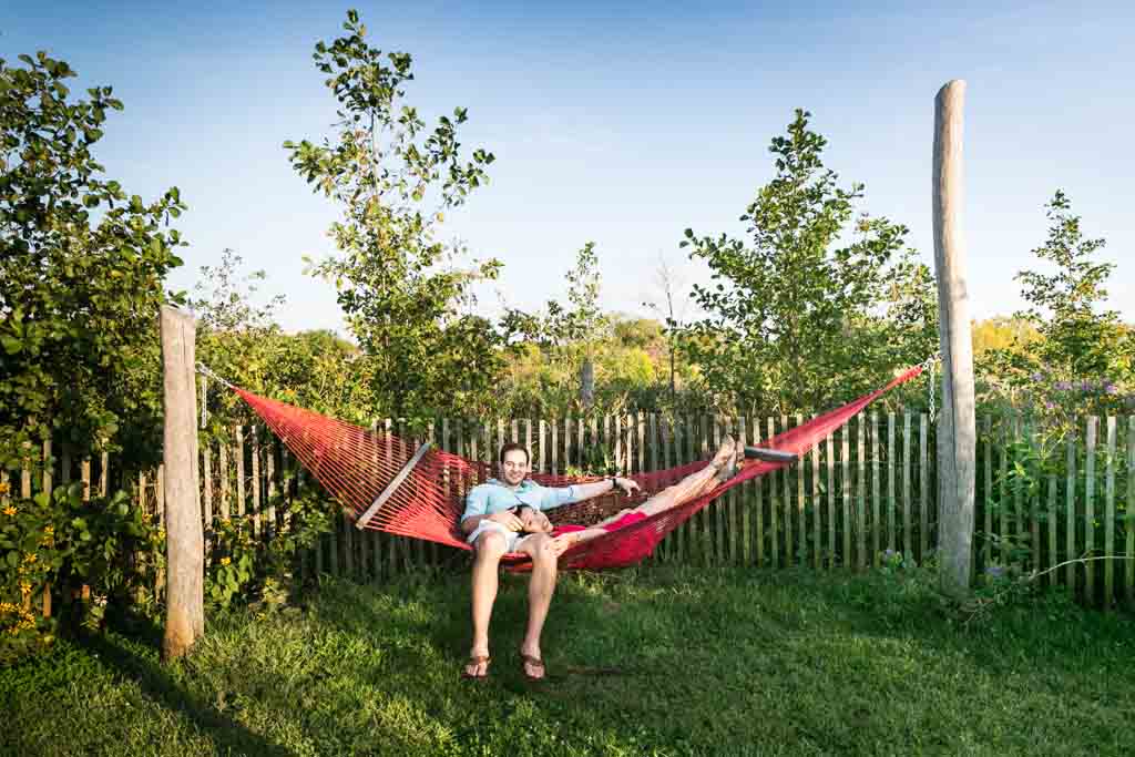 Governors Island engagement photo