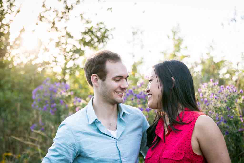 Governors Island engagement photo