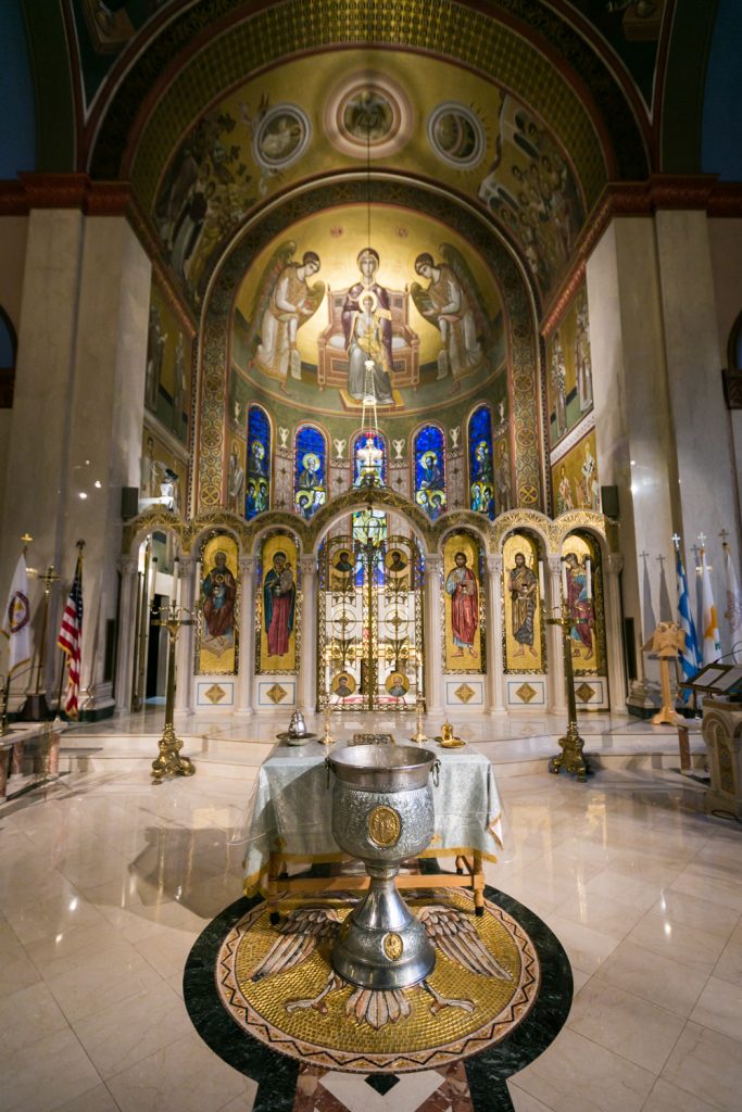 Baptismal fount of the Archdiocesan Cathedral of the Holy Trinity 