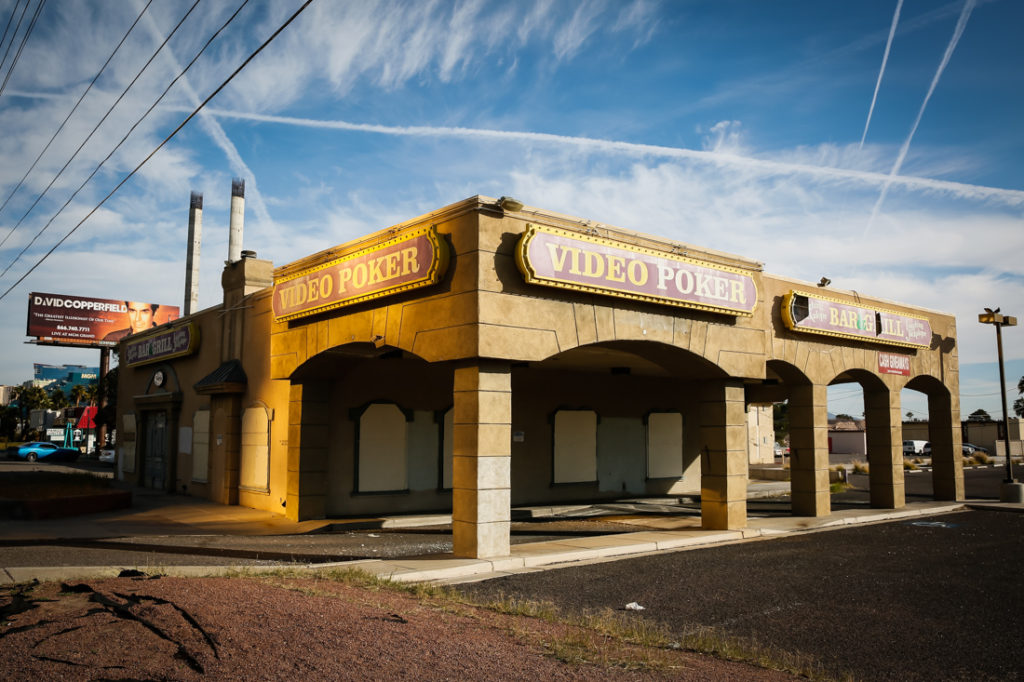 Abandoned casino in Las Vegas