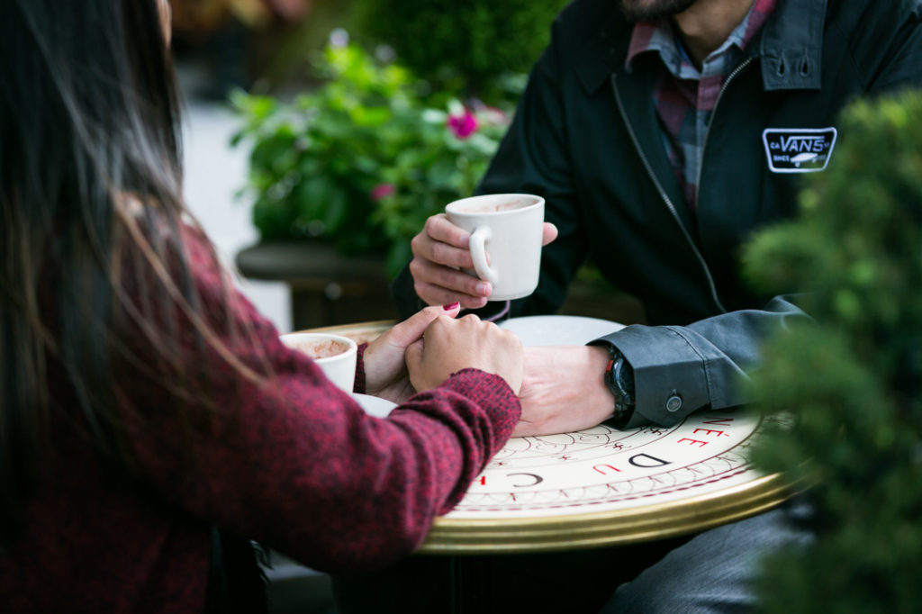 DUMBO engagement photographer, Kelly Williams, captures a couple in love