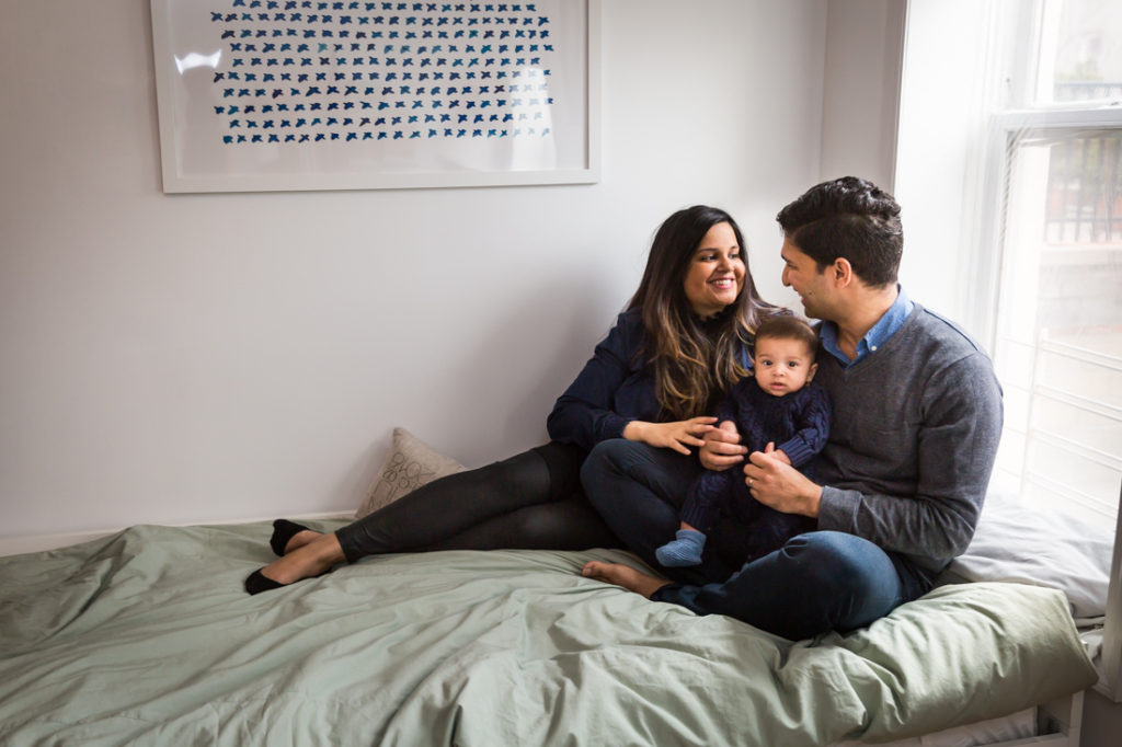 Brooklyn Heights baby portrait for an article on image file size and resolution