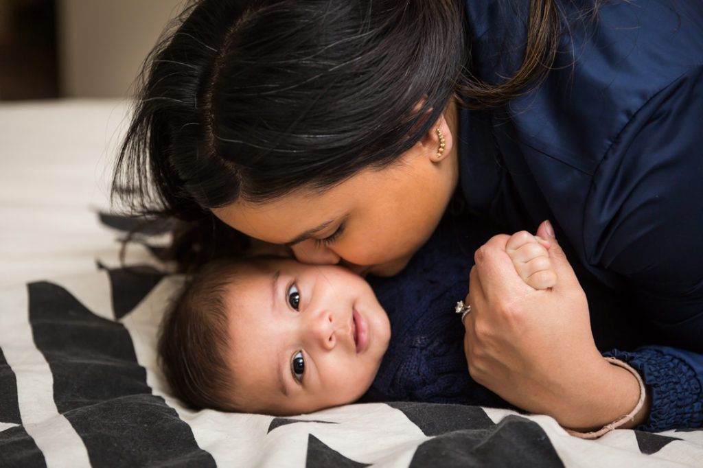 Brooklyn Heights baby portrait for an article on image file size and resolution