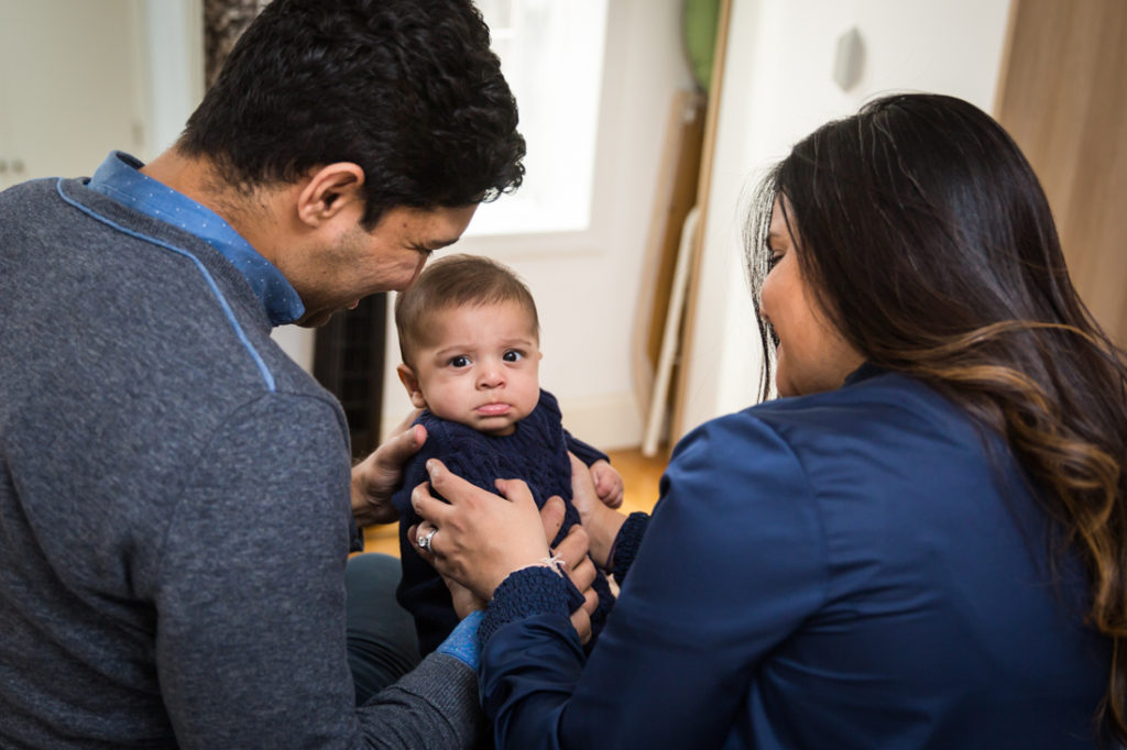 Brooklyn Heights baby portrait for an article on image file size and resolution