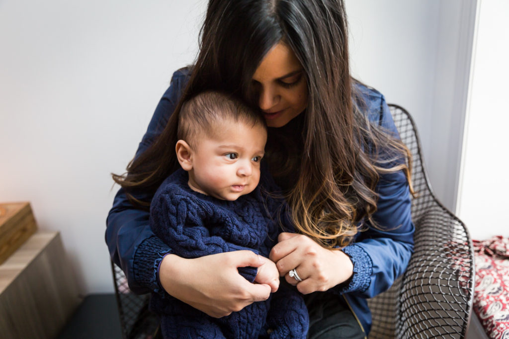 Brooklyn Heights baby portrait for an article on image file size and resolution