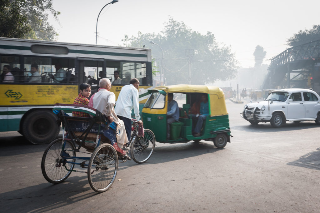 India street photography in Delhi