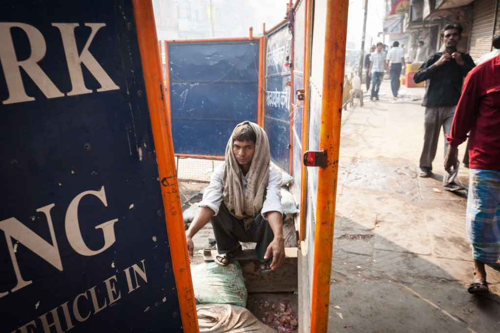 India street photography in Delhi