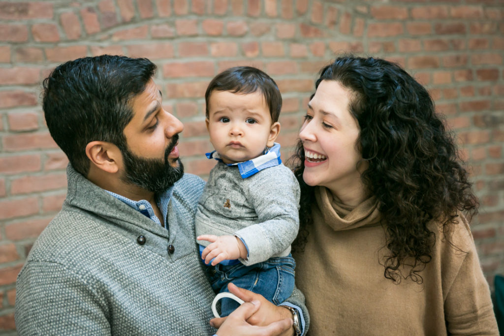 Brooklyn family portrait for an article on photography dates to remember