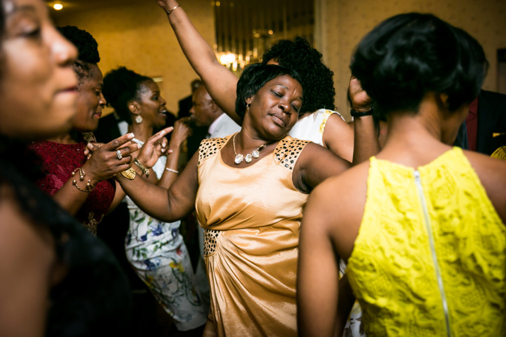 Guests dancing at a Glen Terrace wedding