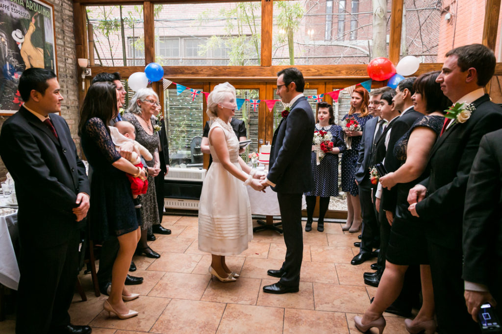 Ceremony at a Scottadito wedding