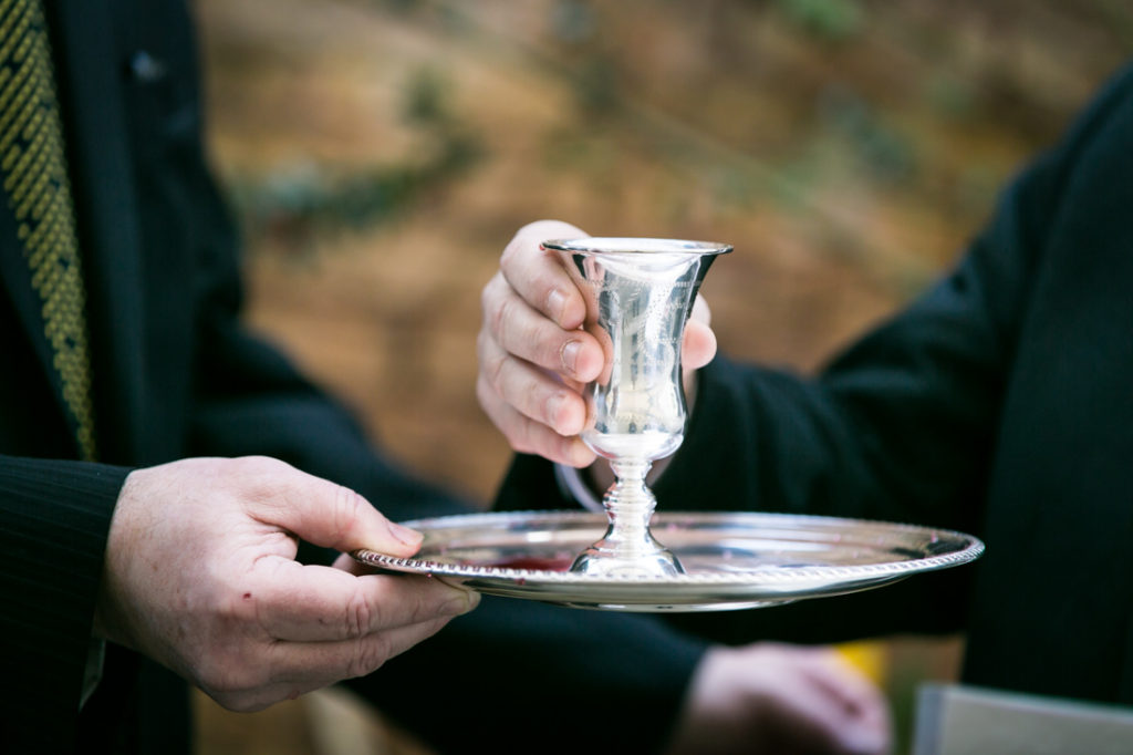 Wine cup for an article on the top fears about wedding photographers