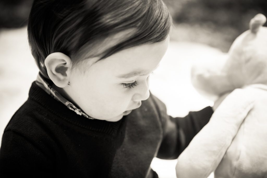 First birthday portrait in Central Park