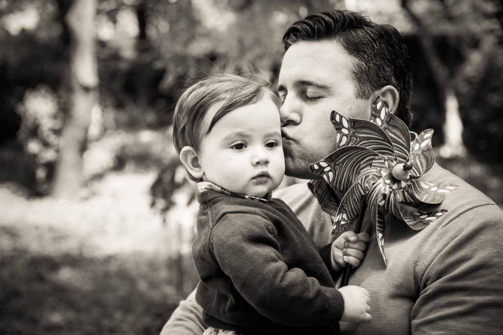 First birthday portrait in Central Park