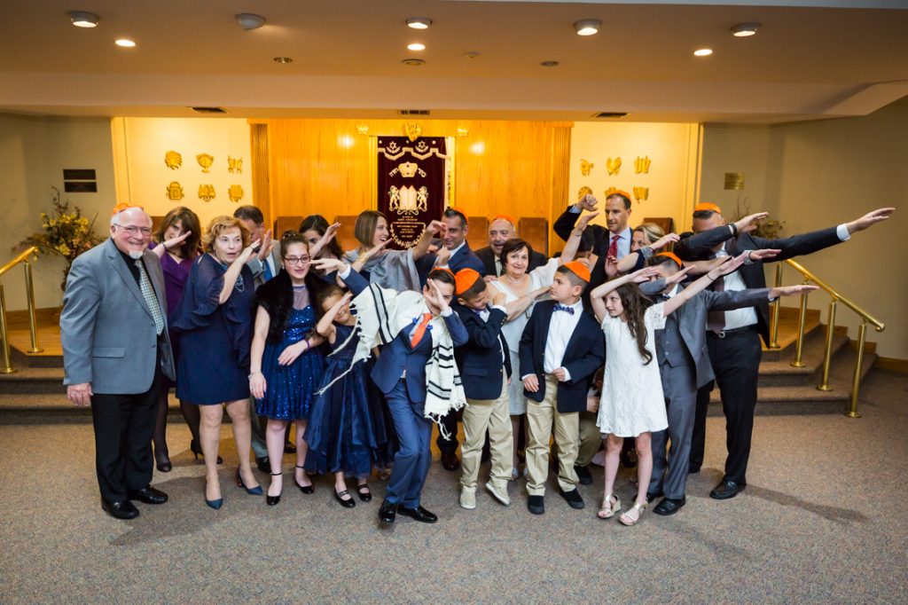 Temple portrait by bar mitzvah photographer, Kelly Williams