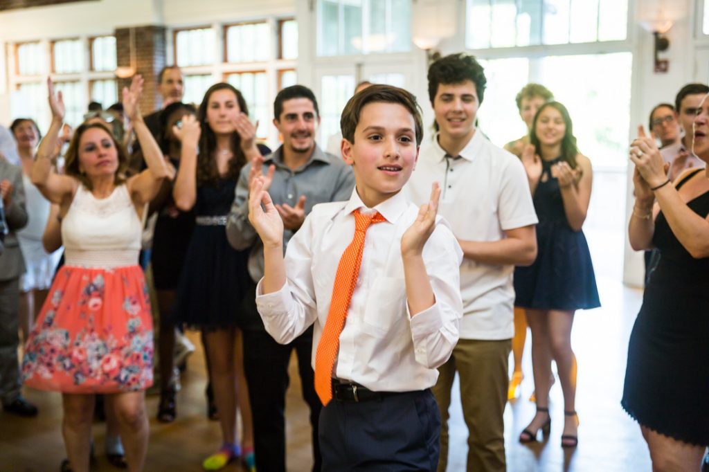 Birthday boy by bar mitzvah photographer, Kelly Williams