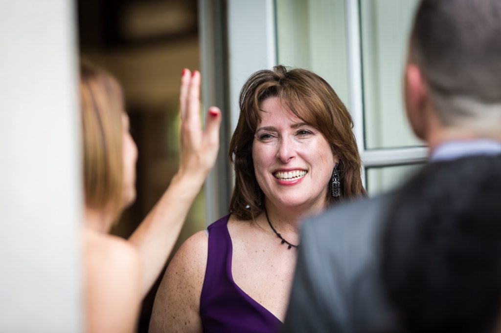 Guests enjoying a bar mitzvah by bar mitzvah photographer, Kelly Williams