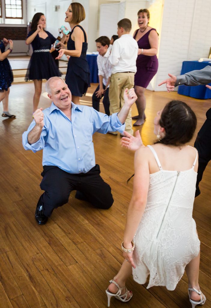 Guests dancing by bar mitzvah photographer, Kelly Williams