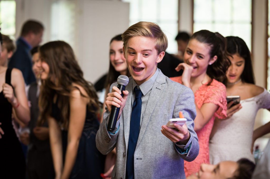 Toasts by bar mitzvah photographer, Kelly Williams