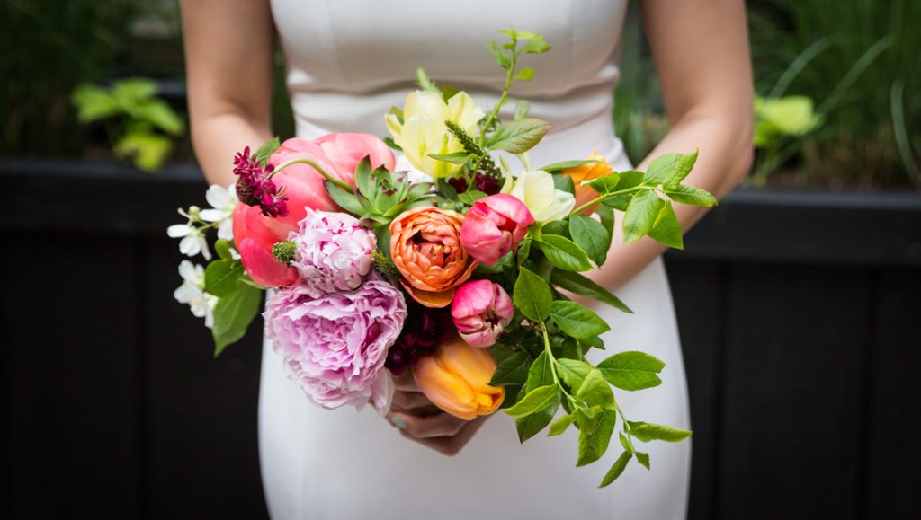 Flowers for a SoHo wedding
