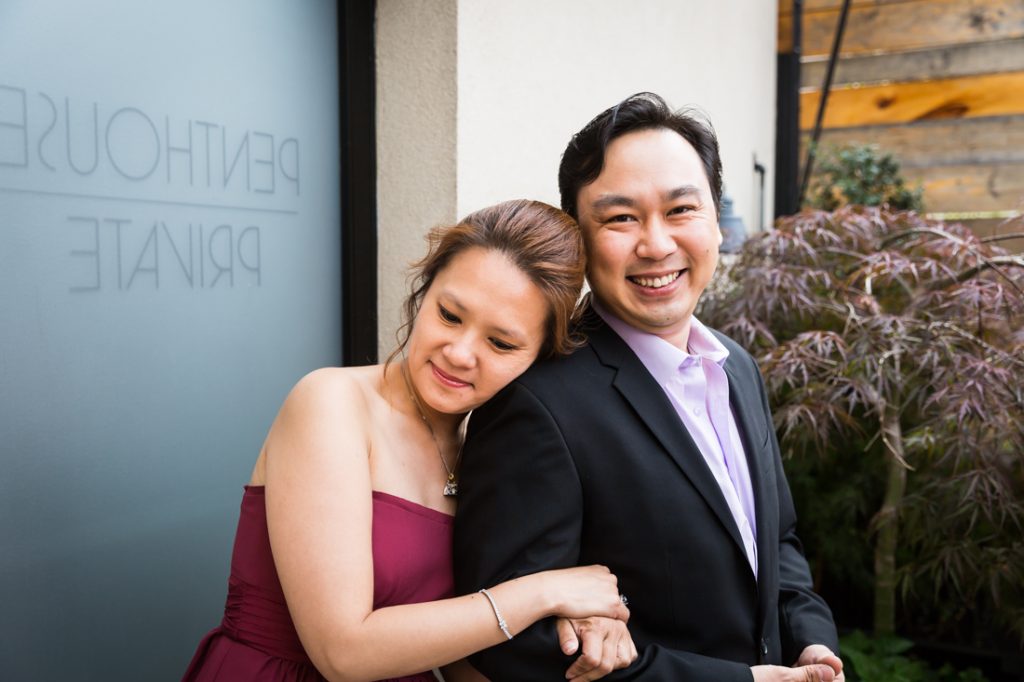 Family portraits before a SoHo wedding