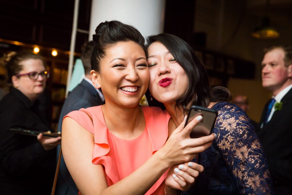 Guests enjoying a SoHo wedding