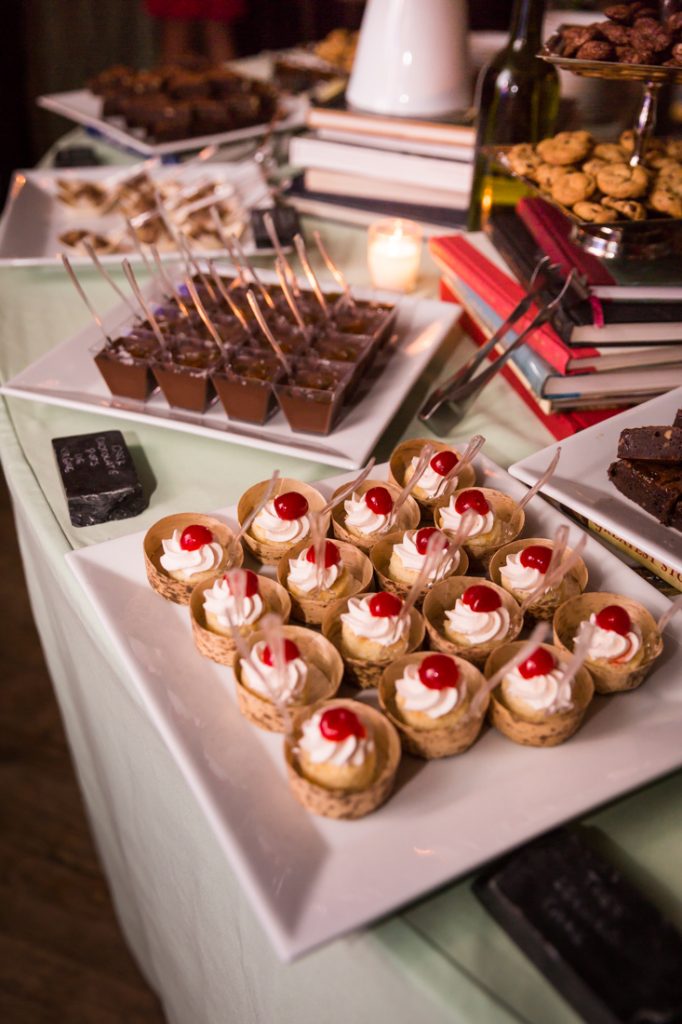 Desserts at a SoHo wedding