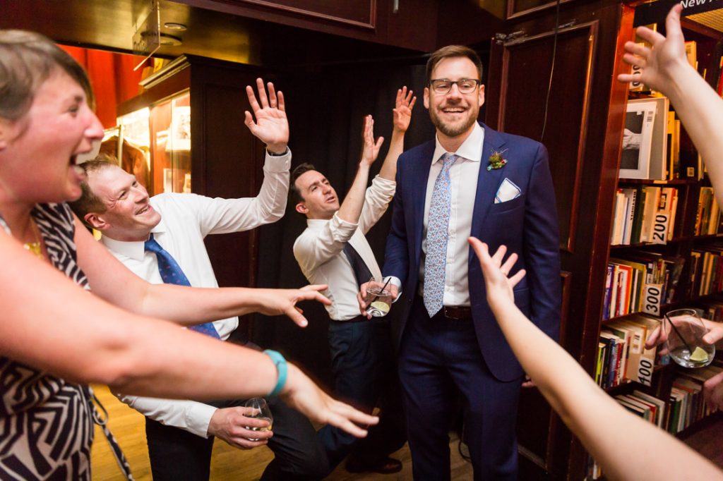 Dancing at a SoHo wedding