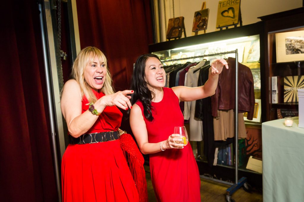 Bride and mother of the groom at a SoHo wedding