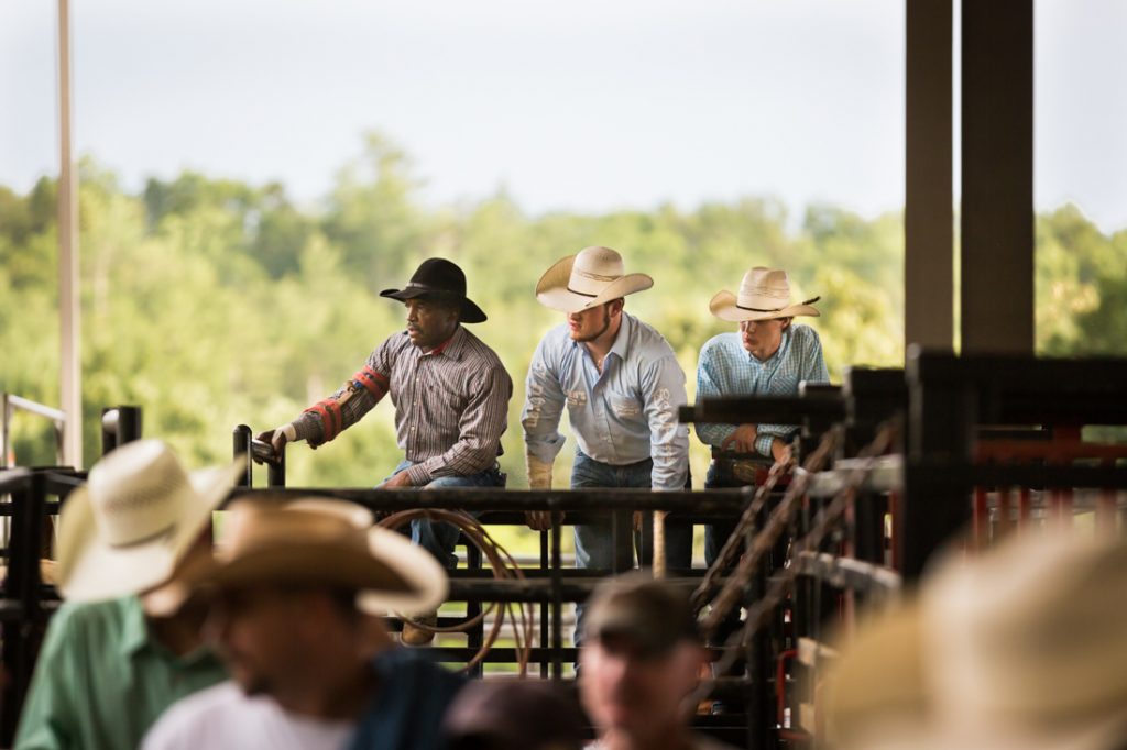 Cowboys at the Bar W Rodeo