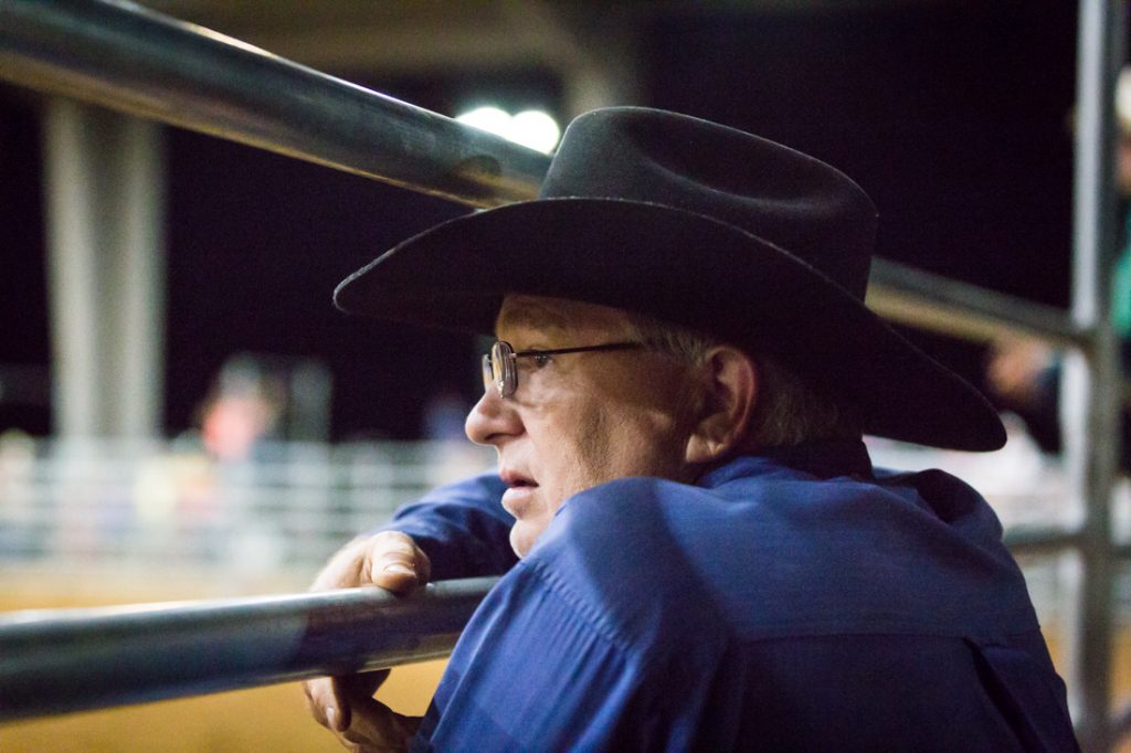 Cowboy at the Bar W Rodeo