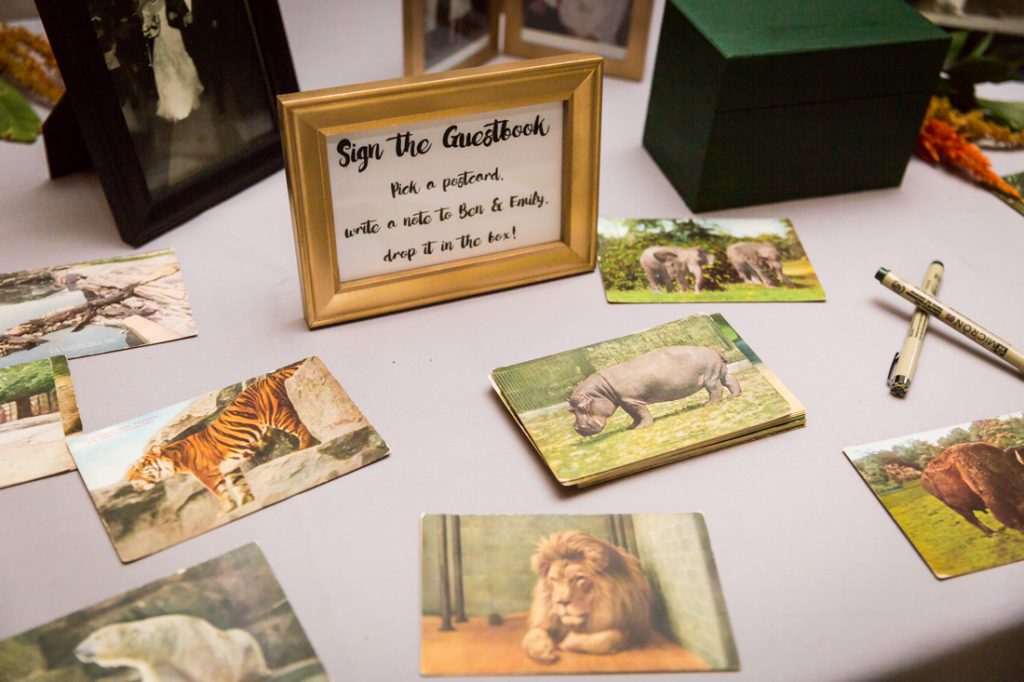 Postcards for a Bronx Zoo wedding
