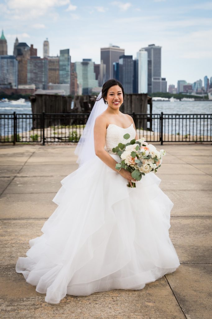 Bride and groom portrait at a Maritime Parc wedding