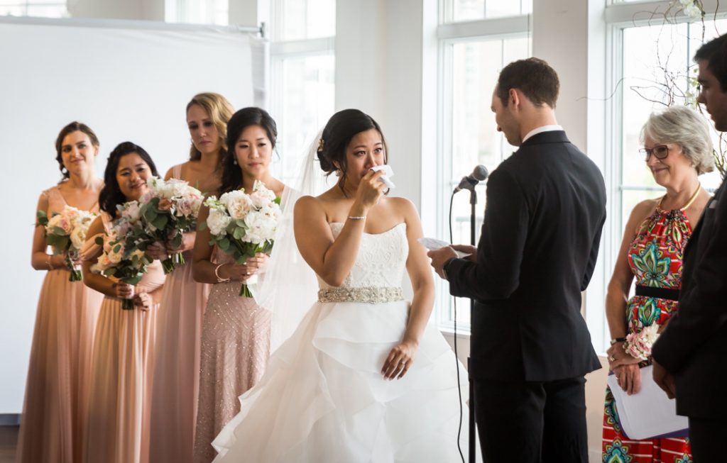 Ceremony at a Maritime Parc wedding