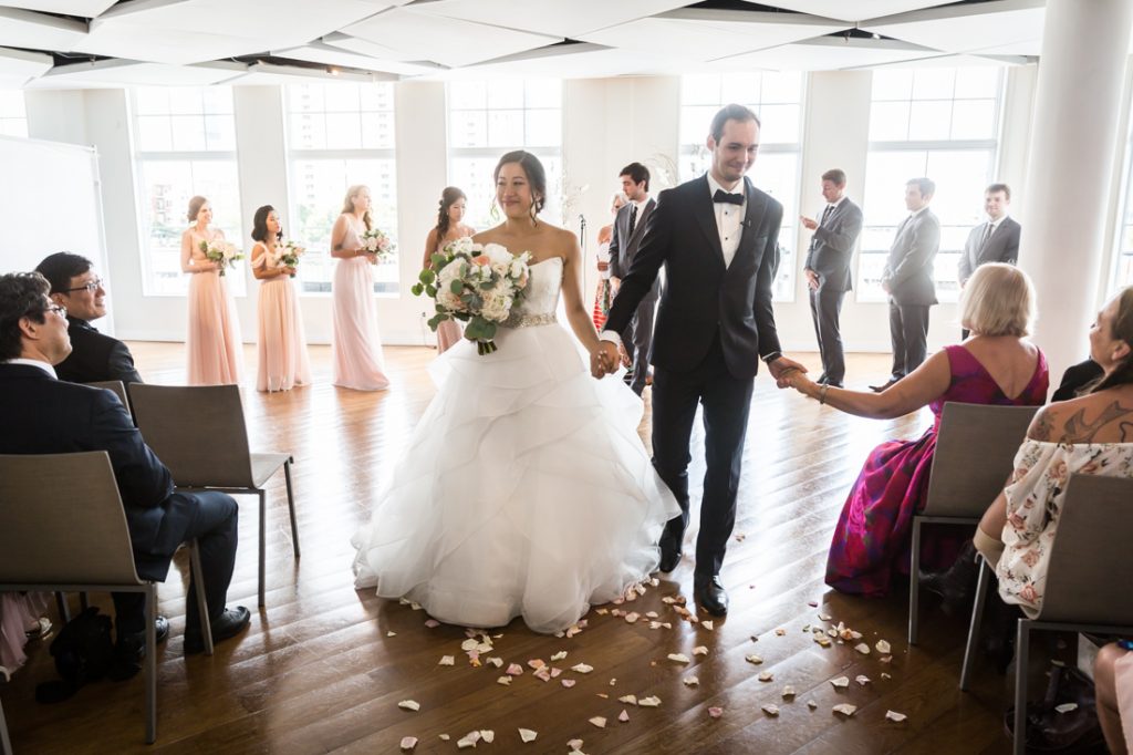 Ceremony at a Maritime Parc wedding