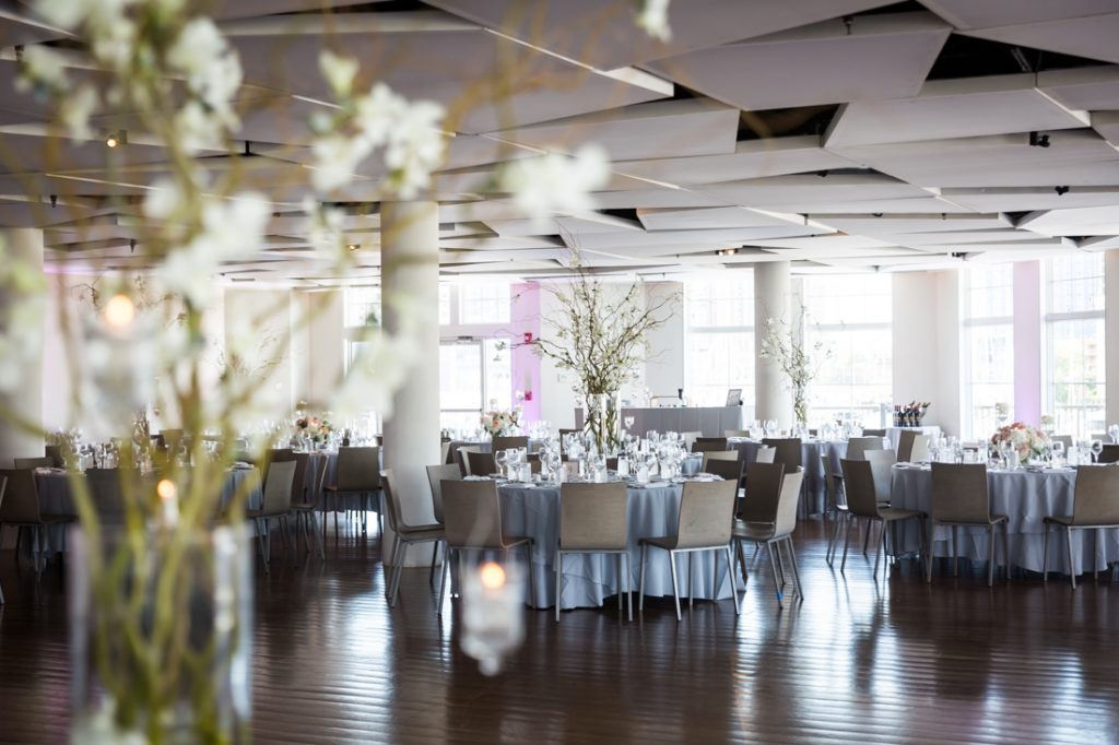 Reception details at a Maritime Parc wedding