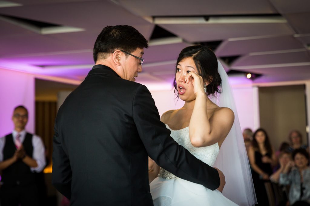 Father-daughter dance at a Maritime Parc wedding