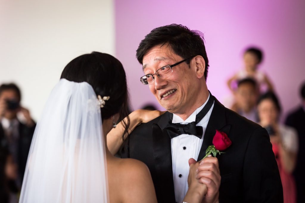 Father-daughter dance at a Maritime Parc wedding