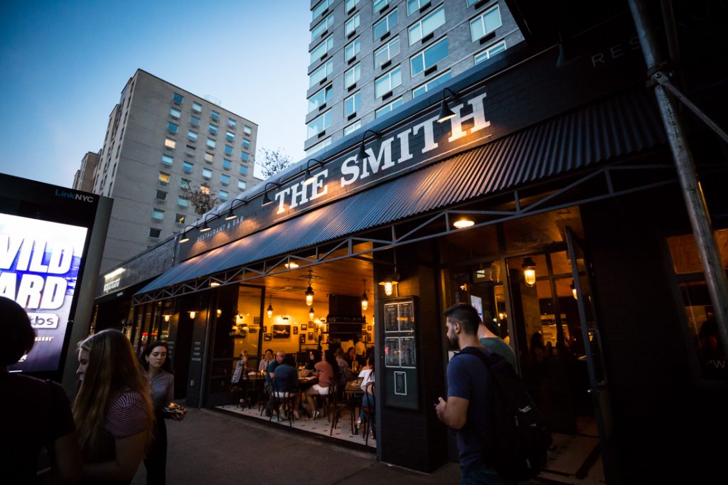 The Smith restaurant for an article on details your wedding photographer needs to know