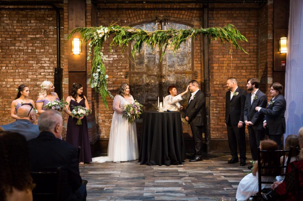 Ceremony at a 26 Bridge wedding