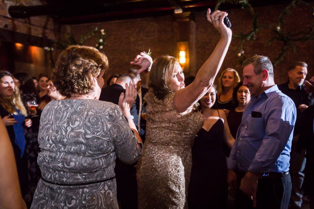 Guests dancing at a 26 Bridge wedding