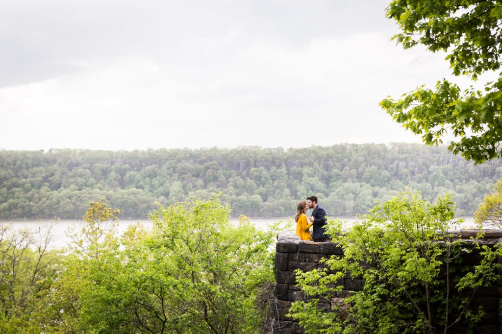 Engagement portrait at Fort Tryon Park