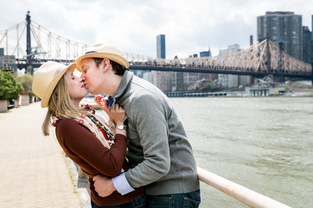 Engagement portrait on Roosevelt Island