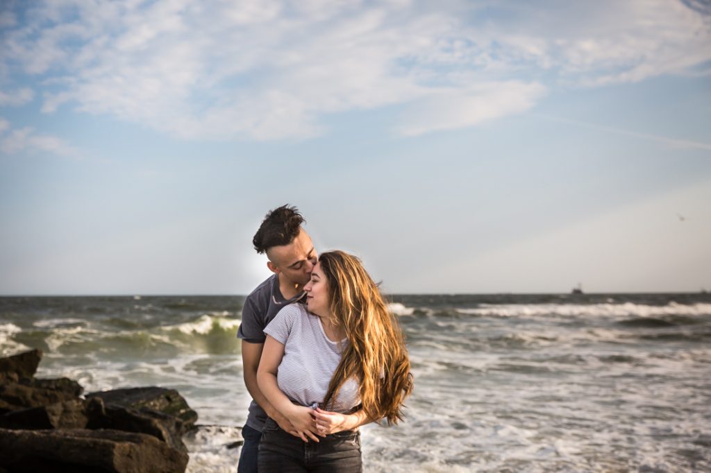 Long Beach engagement photos for an article on beach engagement tips